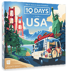 10 Days in the USA 10 DAYS in the USA game box image