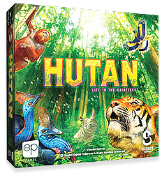 HUTAN, an immersive family game inspired by the Indonesian word for rainforest. Hutan game box image